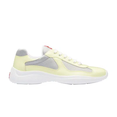 Pre-owned Prada America's Cup 'polline Argento' | Yellow | Men's Size 10.5