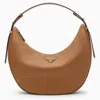 Prada Arque Caramel Large Leather Shoulder Bag Women In Orange