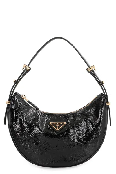 Prada Arqué Patent Shoulder Bag
