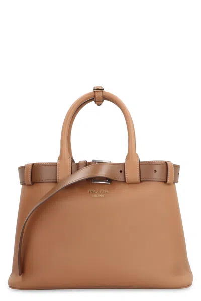 Prada Buckle Leather Bag