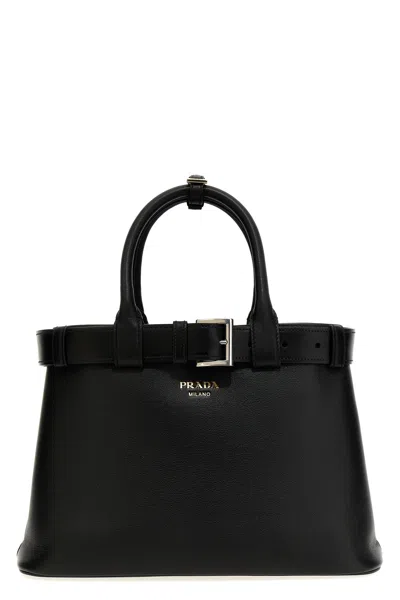 PRADA PRADA 'PRADA BUCKLE' MEDIUM HANDBAG