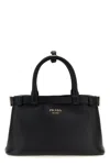 Prada Small Logo Leather Top Handle Bag