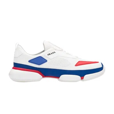Pre-owned Prada Cloudbust Knit 'white Blue Red' | Men's Size 9