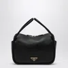 Prada Womens Black Darling Leather Shoulder Bag