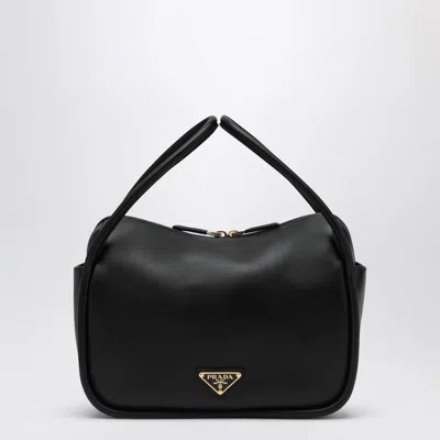 Prada Womens Black Darling Leather Shoulder Bag