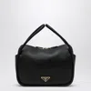 Prada Darling Leather Clutch Bag In Black