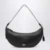 Prada Demi-lune Large Leather Shoulder Bags