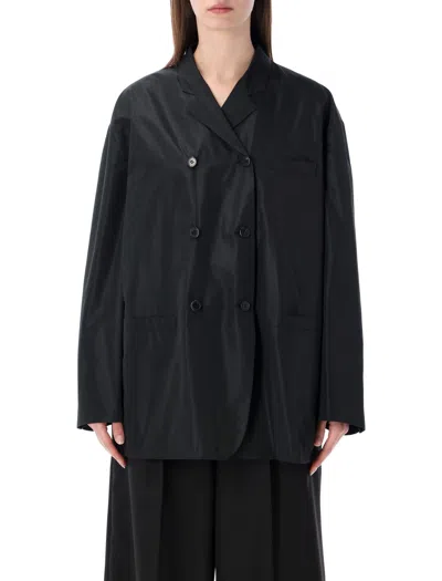 PRADA PRADA PRADA DOUBLE-BREASTED TECHNICAL TAFFETA JACKET