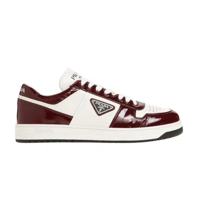 Pre-owned Prada Downtown Leather 'white Purple' | Men's Size 9