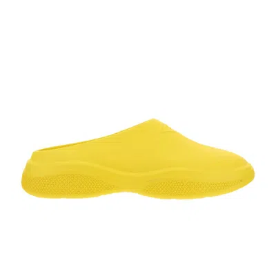 Pre-owned Prada Foam Rubber Mules 'yellow' | Men's Size 6