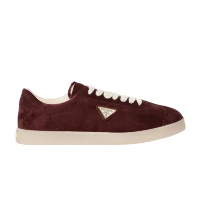 Pre-owned Prada Lane Suede Sneaker 'bordeaux' | Red | Men's Size 8