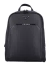 Prada Leather Backpack In Black