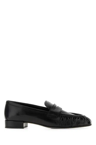 Prada Loafer In Leather In Multi