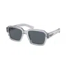 Prada Eyewear Rectangular Frame Sunglasses In Black