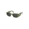 Prada Woman Sunglasses Pr 17ws In Green