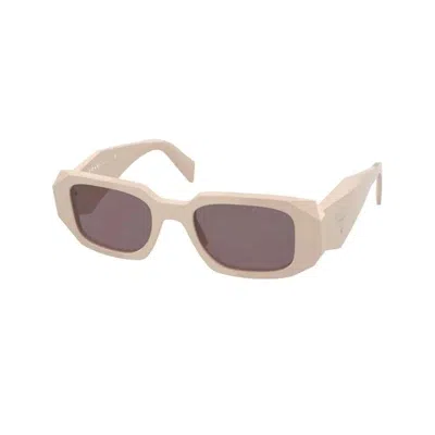 Prada Woman Sunglasses Pr 17ws In Purple Brown