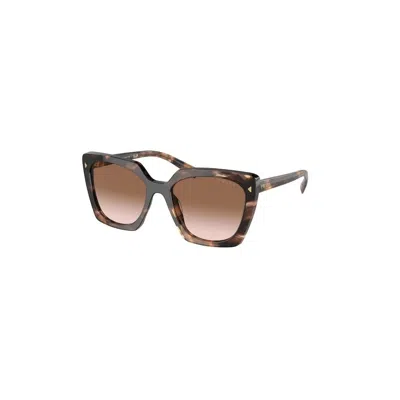 Prada Pr 23zs 07r0a6 In Brown