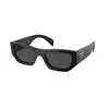 Prada Geometrische Sonnenbrille In Black