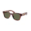 Prada 52mm Polarized Pillow Sunglasses In Brown
