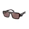 Prada Eyewear Square Frame Sunglasses In Brown