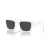 Prada Square Frame Sunglasses Sunglasses In White