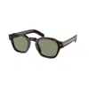 Prada Pra16s 17n20g Tartarugto Polarizzato Sunglasses