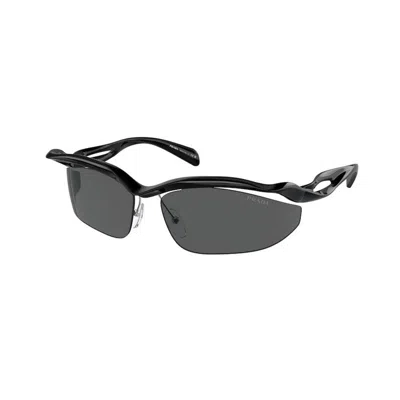Prada Woman Sunglass Pr A25s In Dark Grey