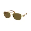 Prada Symbole Round Women's Sunglasses, Pr A50s In Neutral