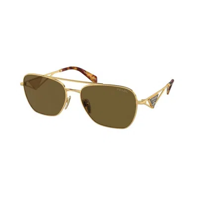 Prada Pr A50s 5ak01t In Gold