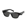 Prada Dark Grey Rectangular Ladies Sunglasses Pr B09s 16k08z 52 In Black