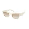 Prada Rectangle-frame Sunglasses In Neutral