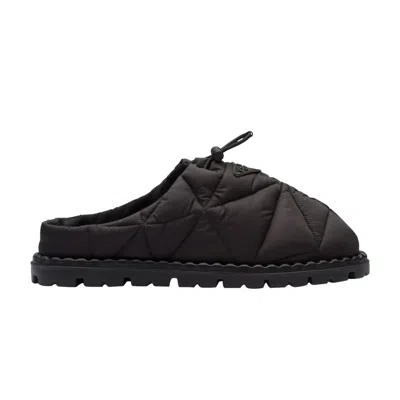 Pre-owned Prada Quilted Nylon Sandal 'black' | Men's Size 5