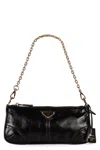 Prada Re-edition 2002 Leather Shoulder Bag In Black