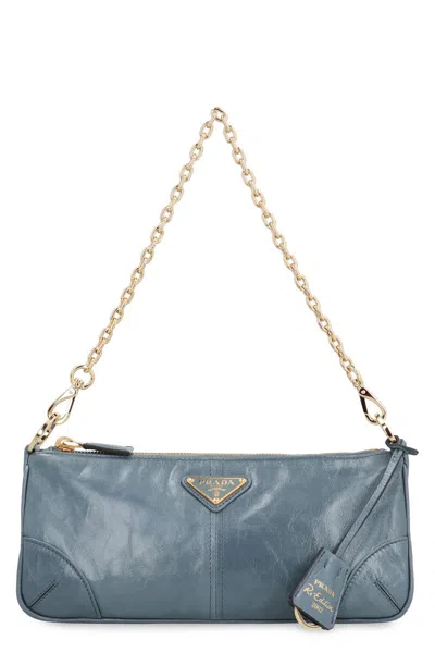 PRADA PRADA PRADA RE-EDITION 2002 LEATHER SHOULDER BAG