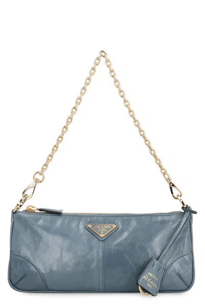 PRADA PRADA PRADA RE-EDITION 2002 LEATHER SHOULDER BAG