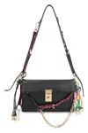 Prada Small Arquè Shoulder Bag In Black
