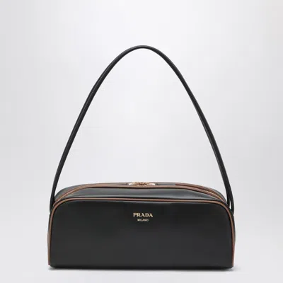 Prada Swing Bag Black/hazelnut Women