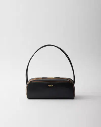 Prada " Swing" Shoulder Bag In Black
