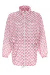 Prada Symbol Geometric High Collar Jacket