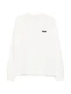 Prada Long-sleeved Cotton T-shirt In Red