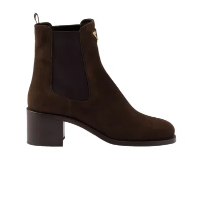 Pre-owned Prada Wmns Ankle Boot 'dark Brown' | Women's Size 3