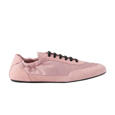 Pre-owned Prada Wmns Collapse Re-nylon And Suede Sneaker 'peach' | Pink | Women's Size 6