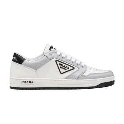 Pre-owned Prada Wmns District Leather Sneaker Low 'white Cornflower Blue' | Women's Size 2