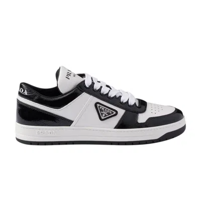 Pre-owned Prada Wmns Downtown Leather 'white Black' | Women's Size 6
