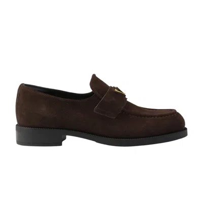 Pre-owned Prada Wmns Loafer 'dark Brown' | Women's Size 7
