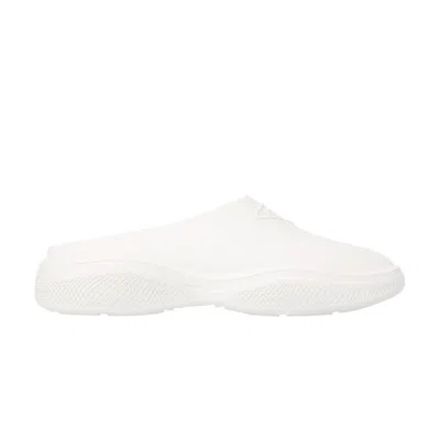 Pre-owned Prada Wmns Mellow Rubber Slippers 'white' | Women's Size 5