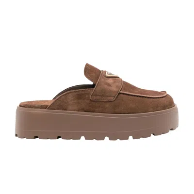 Pre-owned Prada Wmns Mules 'cacao' | Brown | Women's Size 5.5