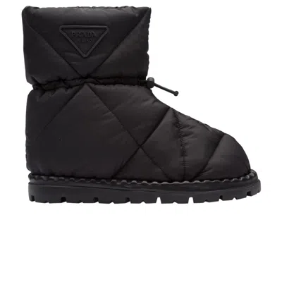 Pre-owned Prada Wmns Wheel Snow Boot 'black' | Women's Size 2