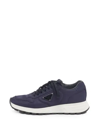 Pre-owned Prada Prax 01 Lace-up Sneakers In Blue