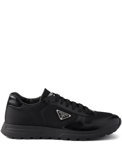 Prada Prax 01 Re-nylon And Brushed Leather Sneakers In Multi